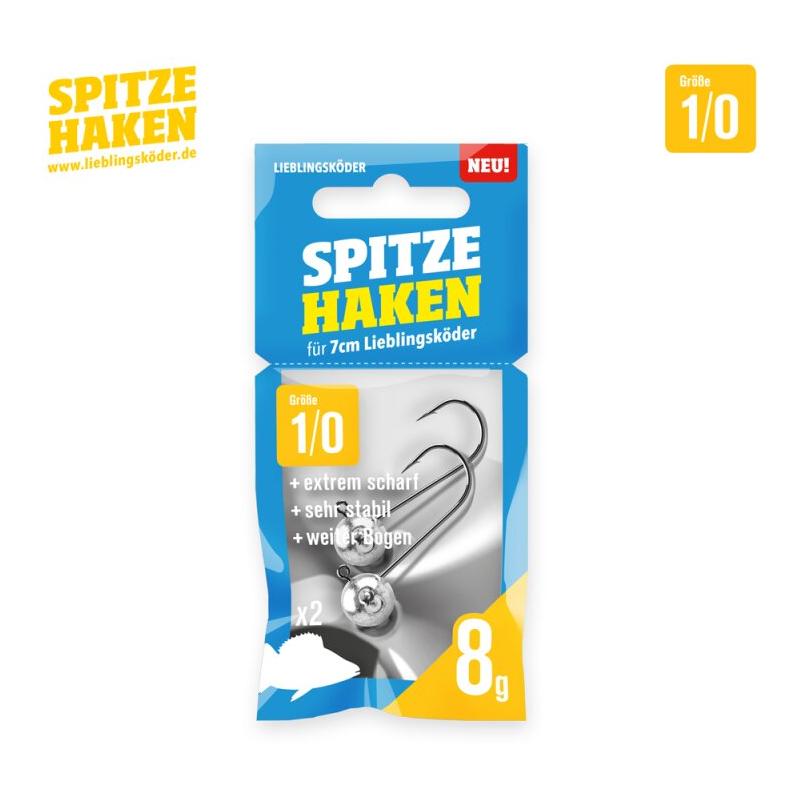 Lieblingsköder Spitze Haken Gr.1/0 2Stk. - Jigkopf