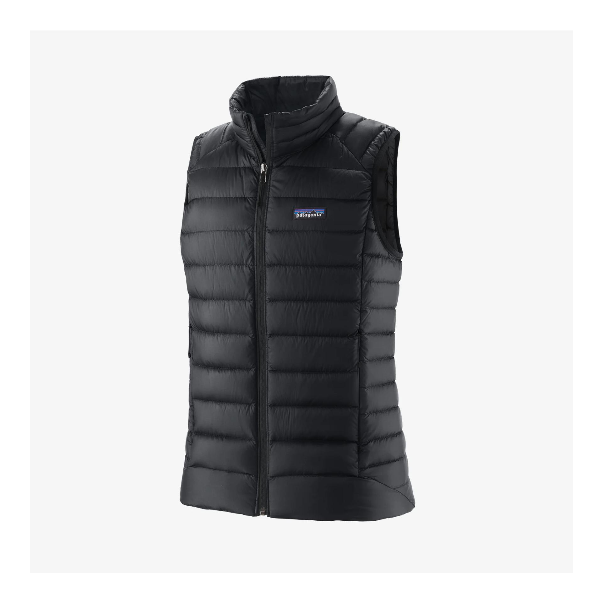 W's Down Sweater Vest Black - Gilet