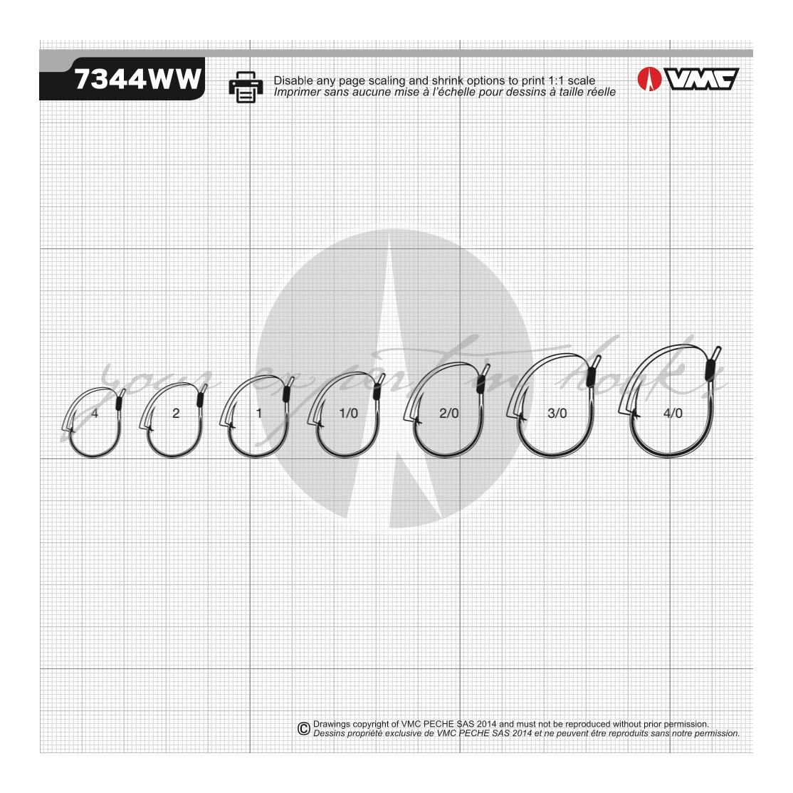 7344WW BN Wacky Weedless - Wacky-Haken - Produktbild 4