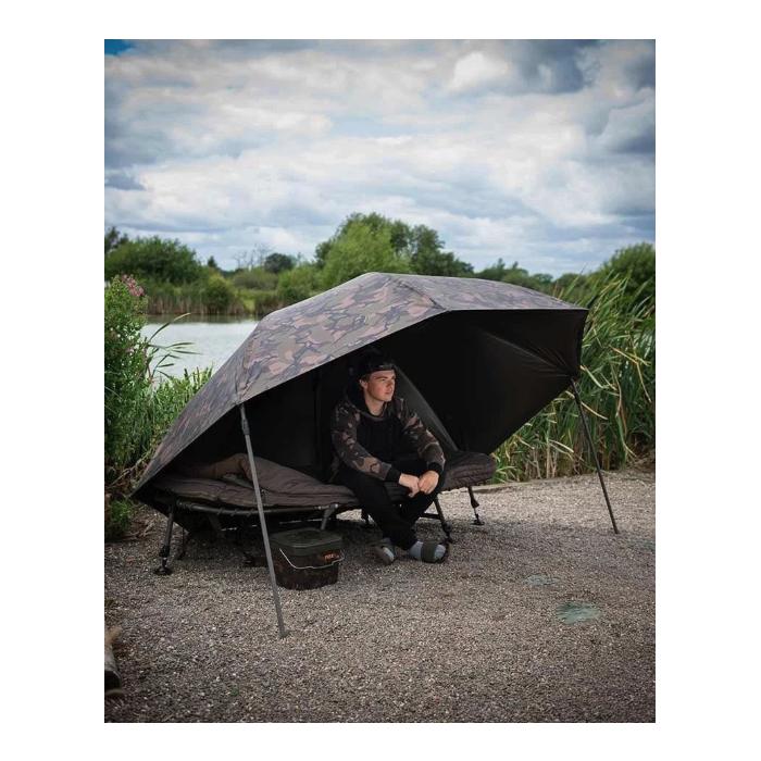 FOX Rage Fox Camo Brolly 60" - Parapluie pour la pêche à la carpe