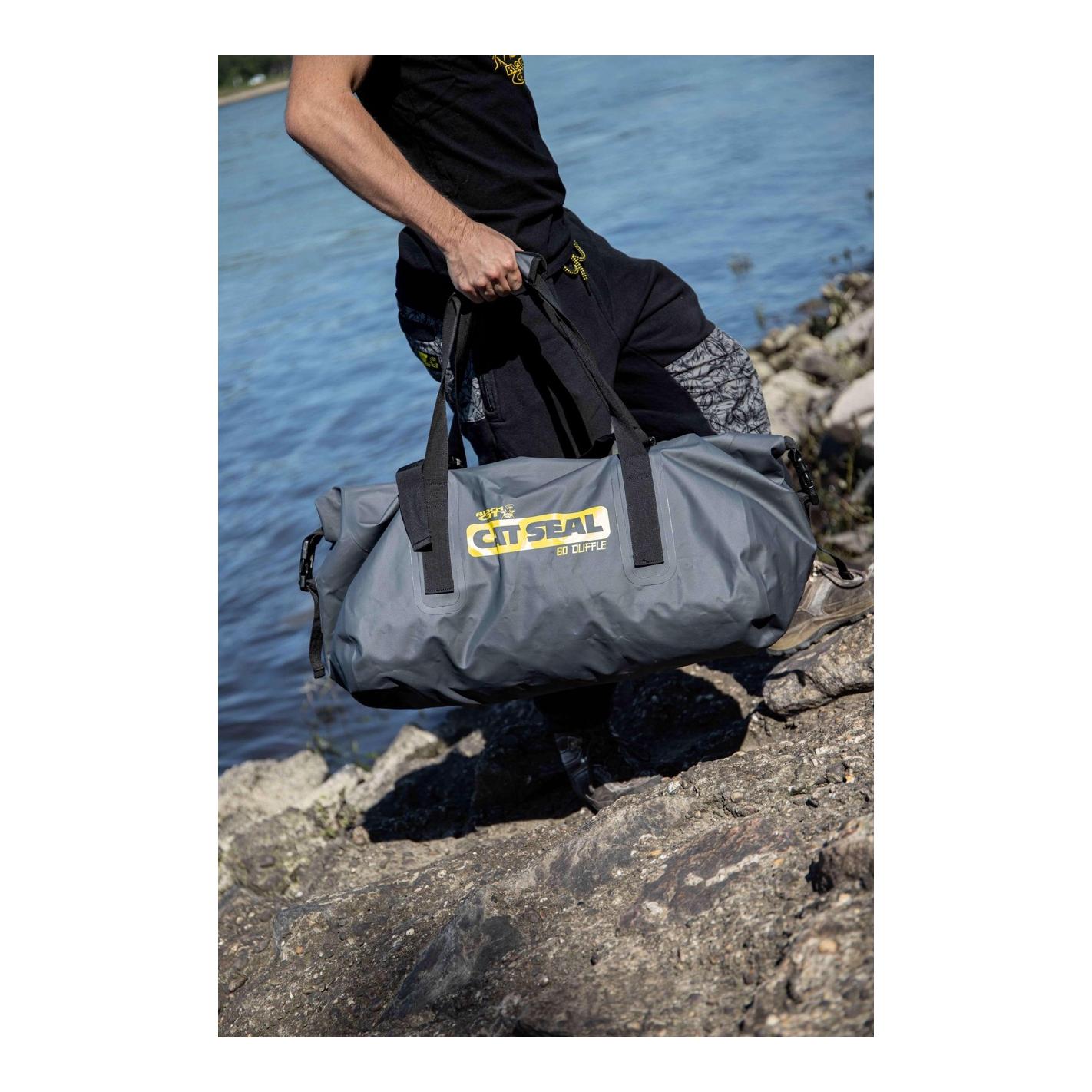 Black Cat Cat Seal WP Duffle Bag - Wasserdichte Angeltasche