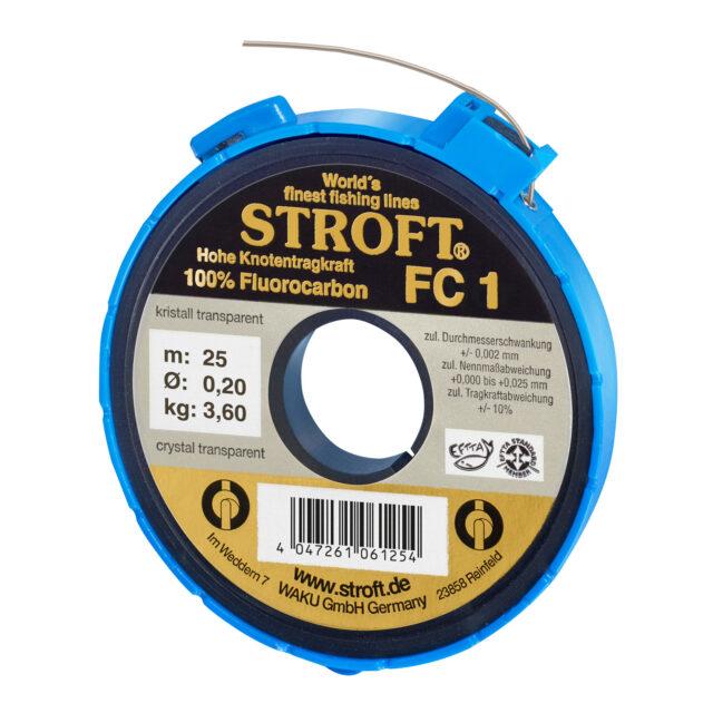 Stroft FC1 25m mit Cutter-Ring - Fluorocarbon