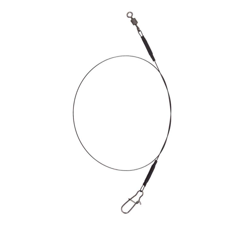 Titanium Wire 1x1 30cm 2Stk. - Titanium-Vorfach