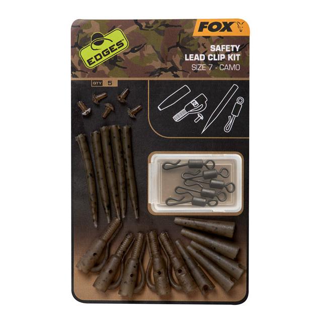 Edges Camo Safety Lead Clip Kit – Bas de ligne - Image du produit 1