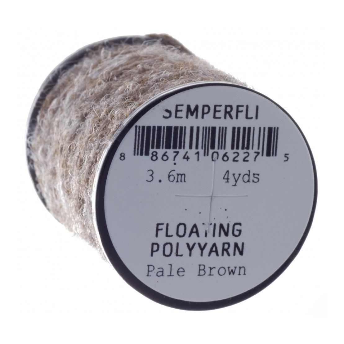 Dry Fly Polyyarn - Pale Brown