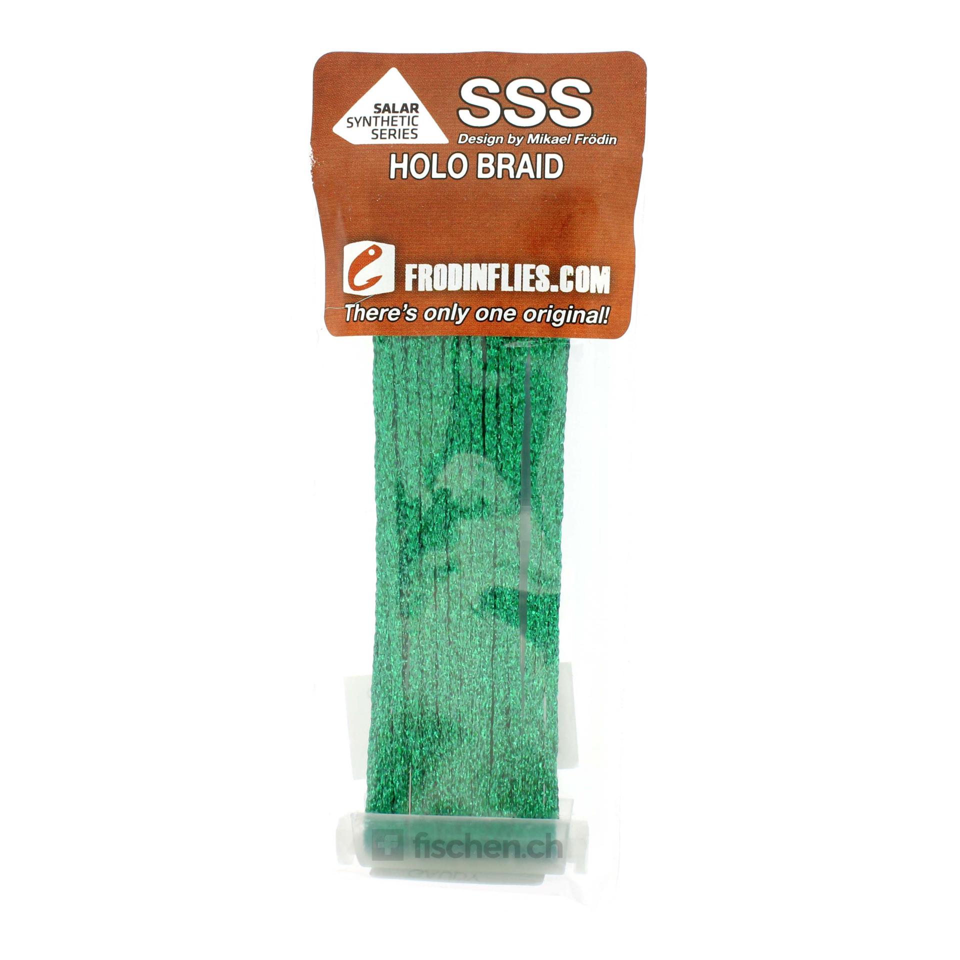 Frödinflies SSS Holo Braid - gaudy green