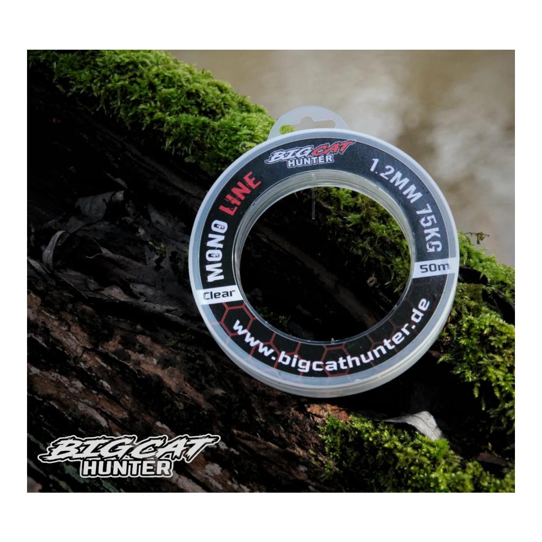 Bigcat Hunter Mono Line 1,2mm Vorfachschnur Welsangeln