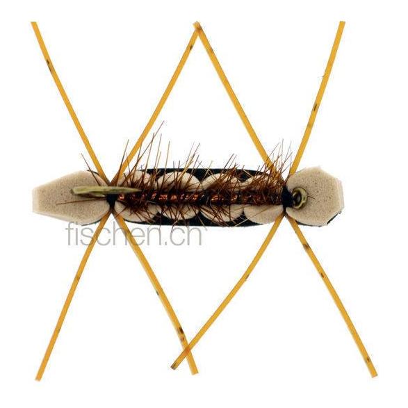 Chernobyl Ant Schwarz/Beige - Trockenfliege - Produktbild 2
