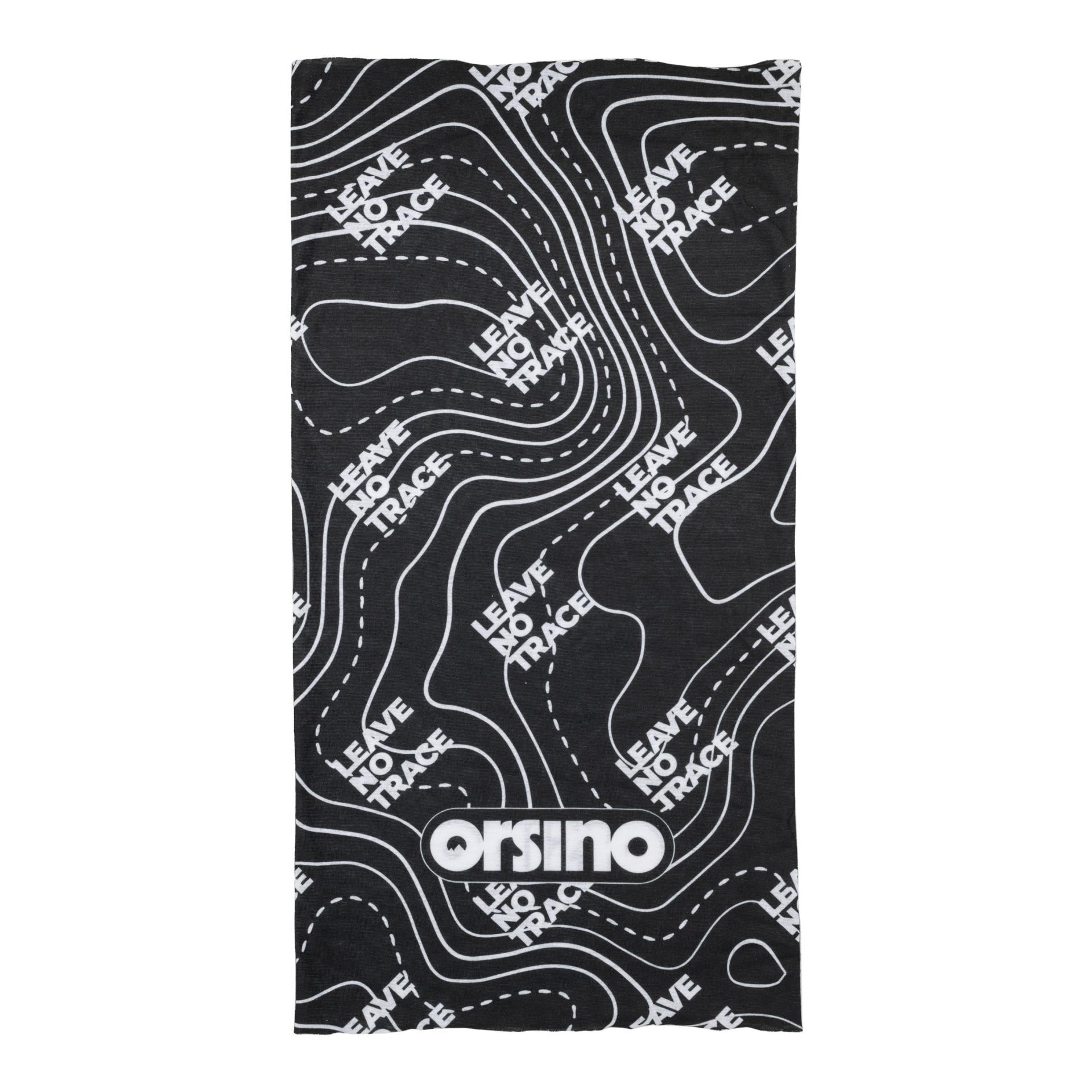 Multifunktionstuch Neckwarmer Leave no trace - schwarz - Produktbild 2