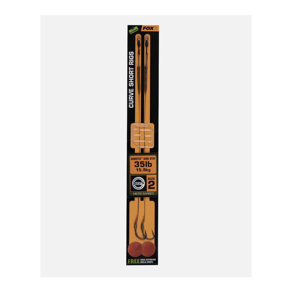 Edges Curve Short 2 - 35lb Camotex Semi Stiff x 2