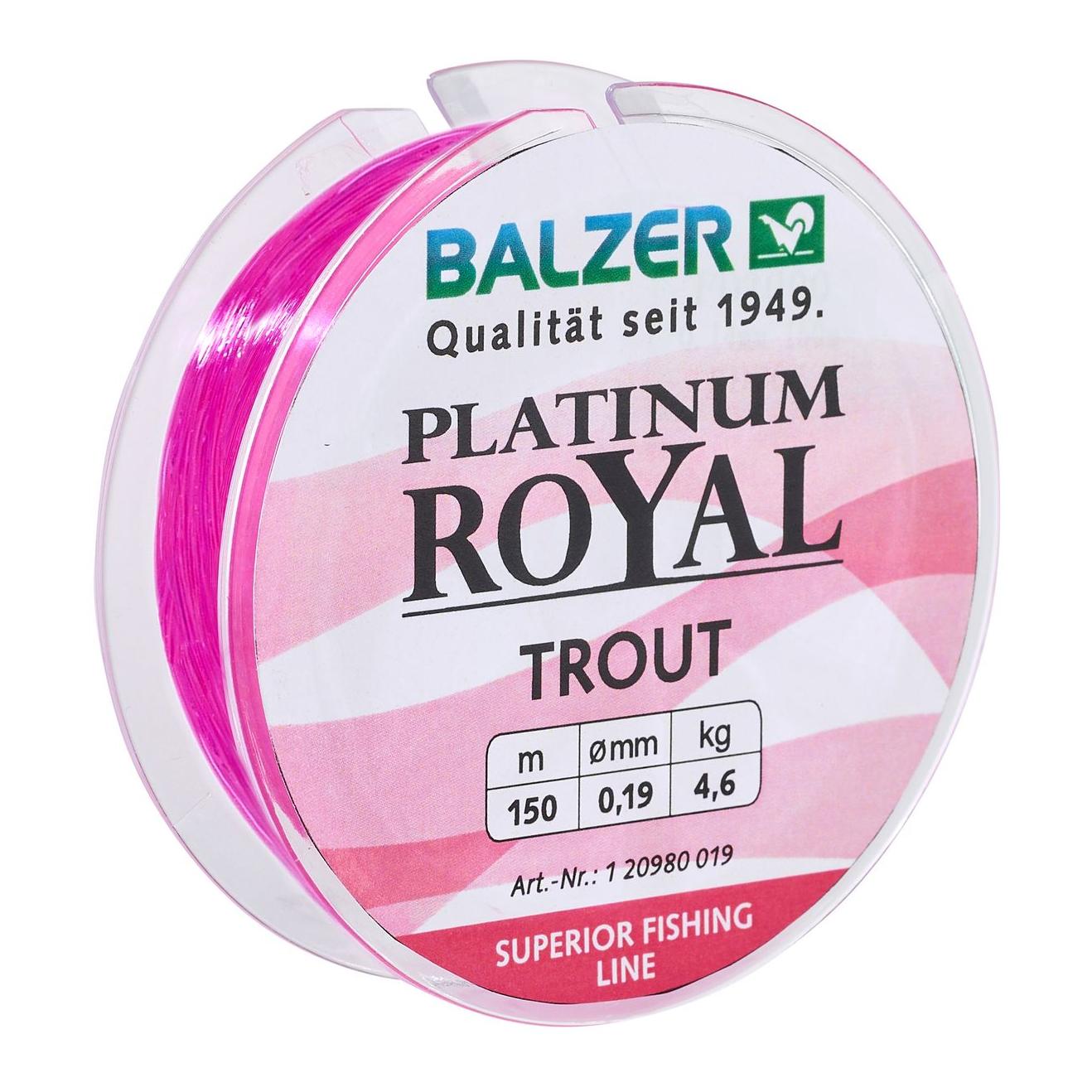 Balzer Platinum Royal Trout 150m - Monofil