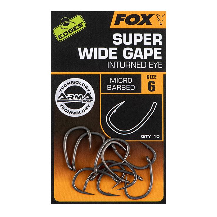 FOX Rage Edges Armapoint Super Wide Gape (inturned eye) - Size 6