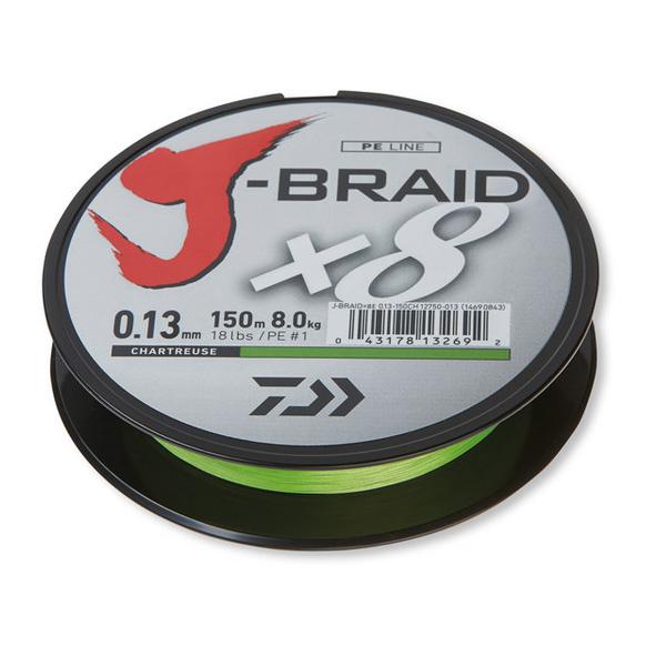 J-Braid Chartreuse 150m - Geflochtene Schnur