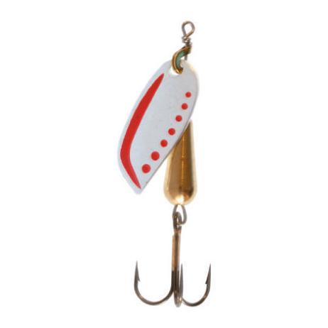 Stucki Fishing Brauen silber/rot - ohne Widerhaken - Spinner