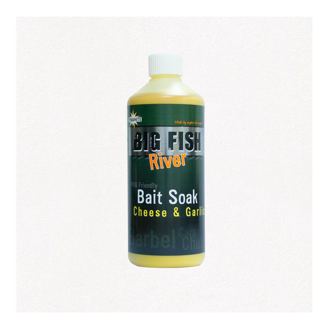Big Fish River Bait Soak Cheese & Garlic - Liquid