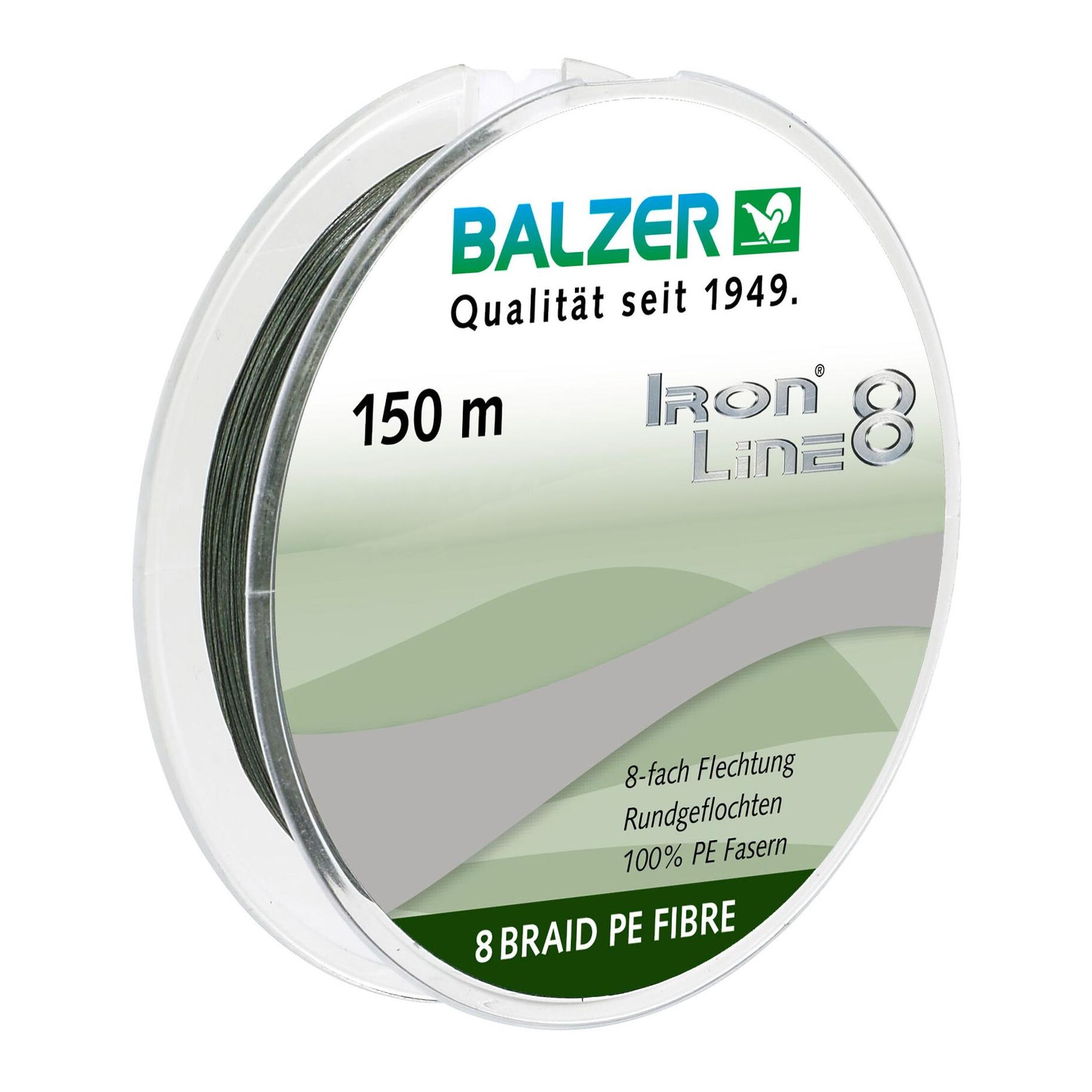 Iron Line 8 Green 150m - Geflochtene Schnur