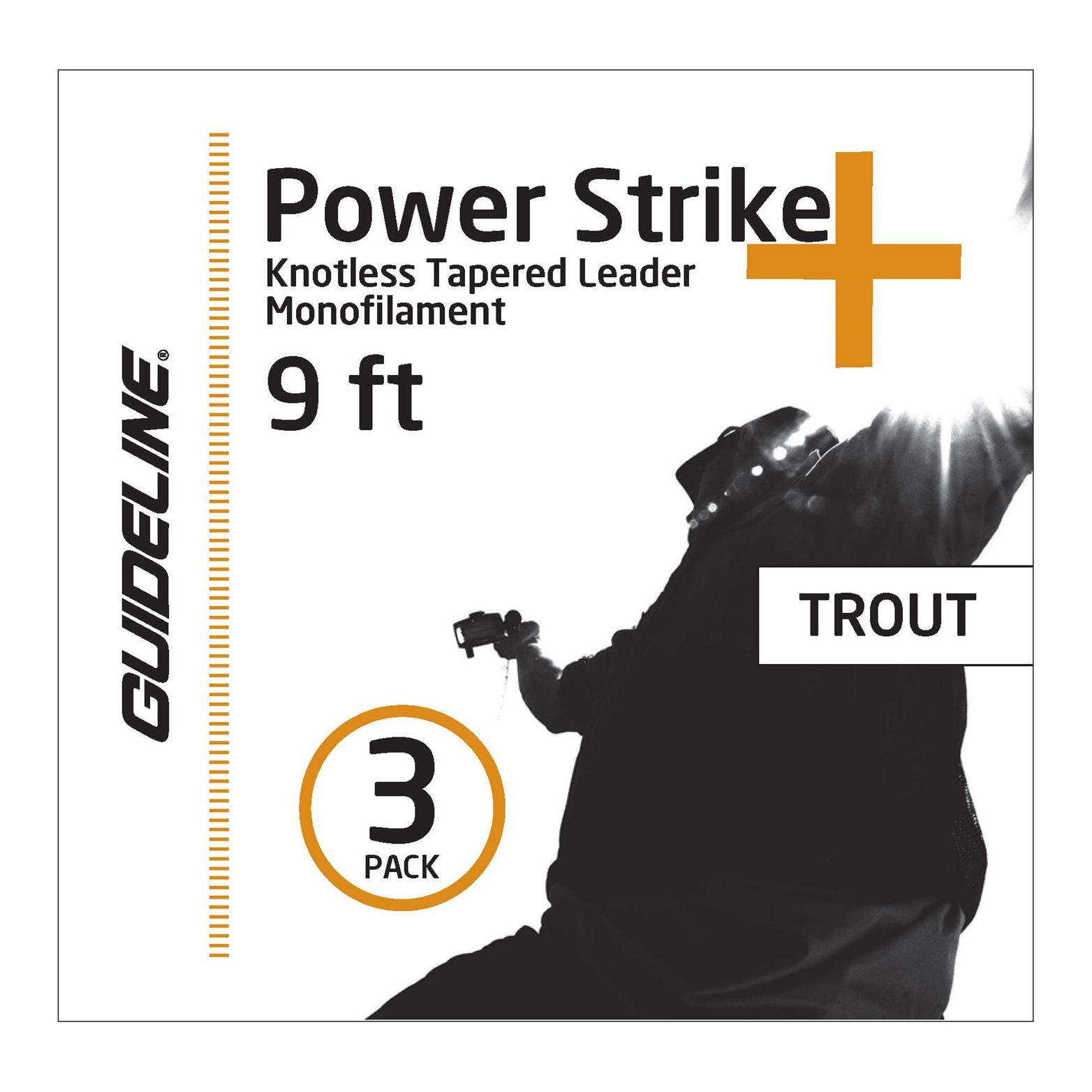 Power Strike Trout 9ft 3Stk. - Vorfach
