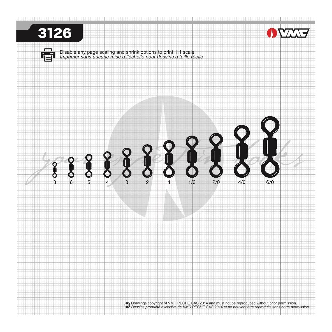 3126 Stainless Crane Swivel - Wirbel - Produktbild 2