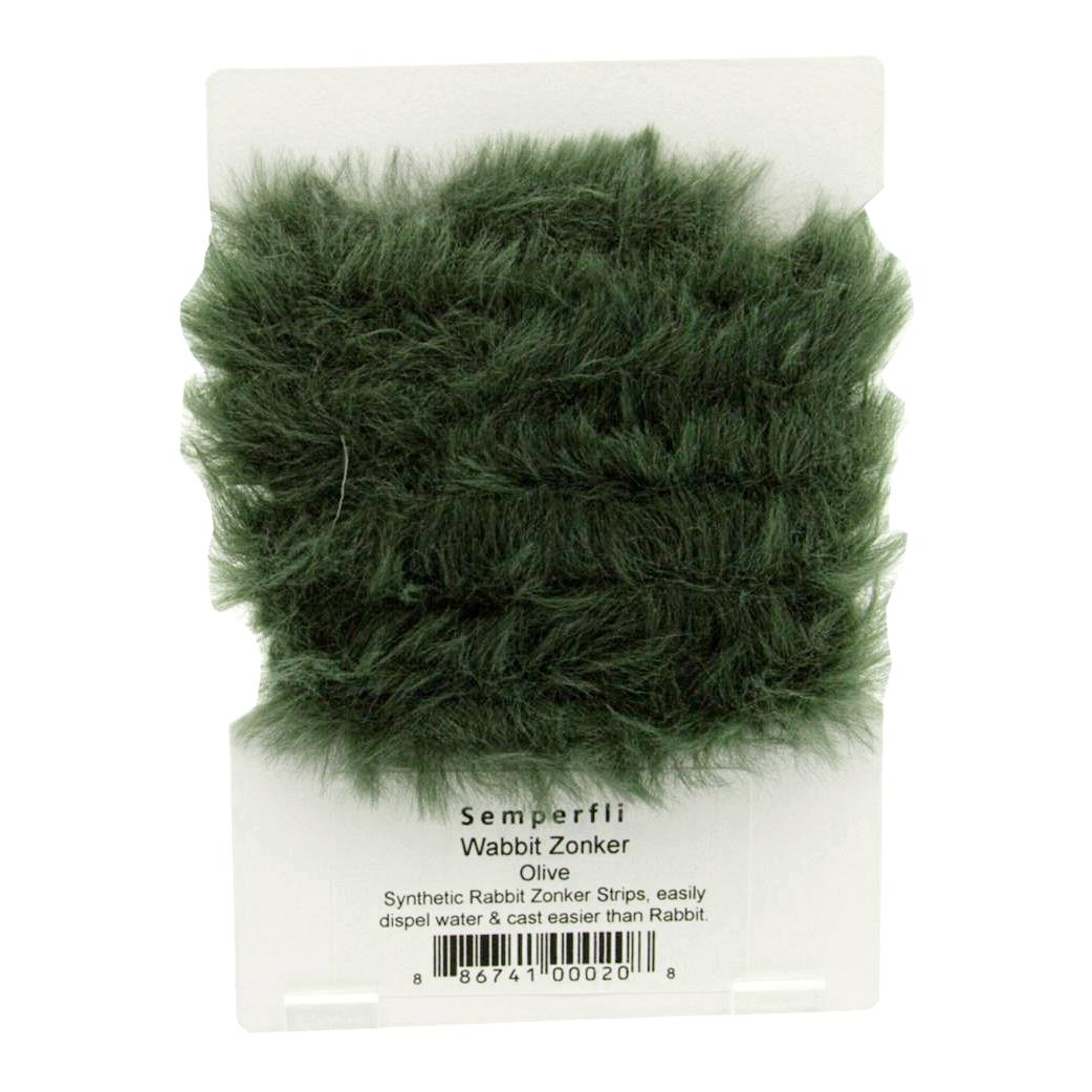 Synthetic Rabbit Zonker - Olive