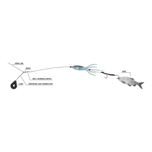 20g Calamar U-Float glow in the dark - Produktbild 3