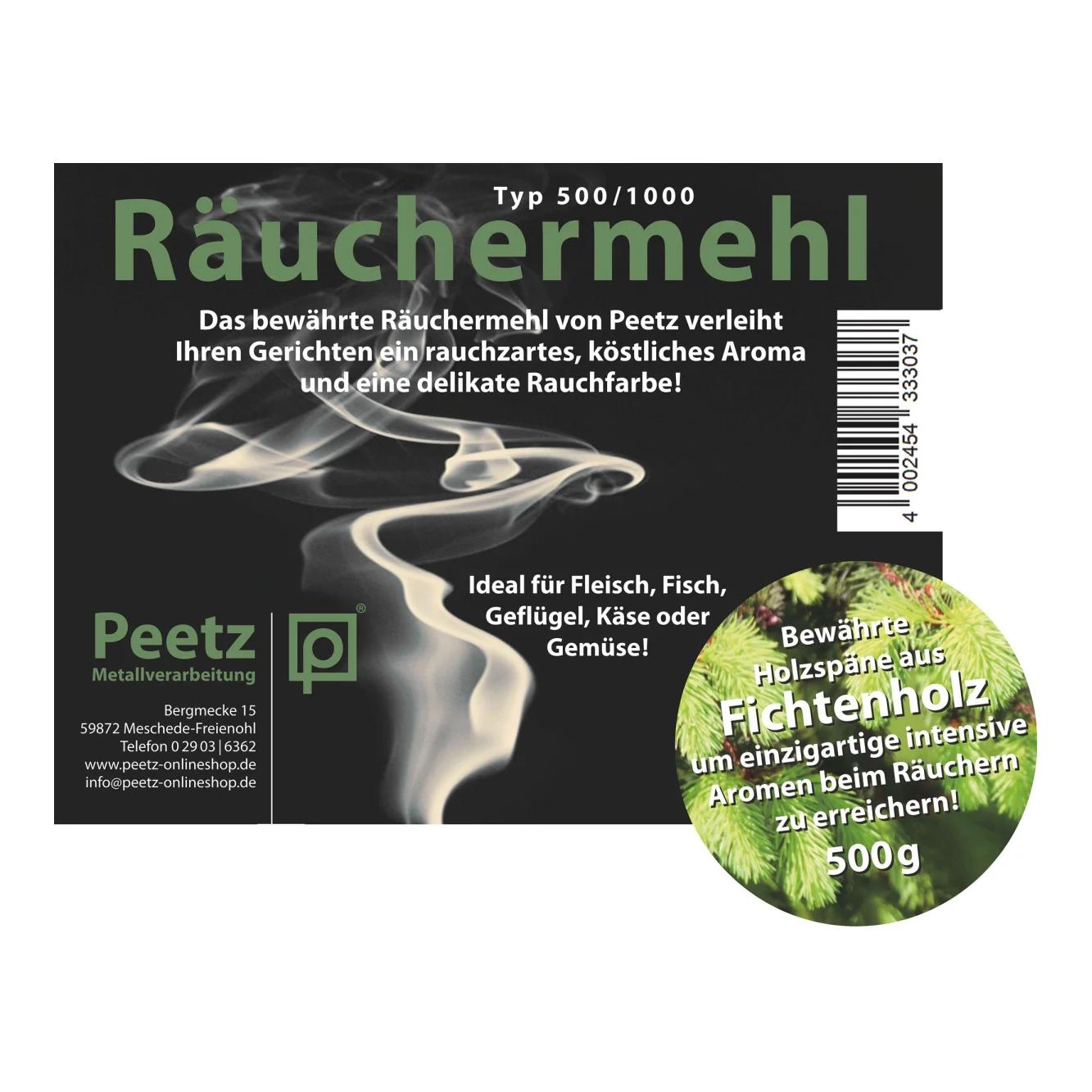Räuchermehl Fichtenholz 500g wiederverschliessbar  - Produktbild 2