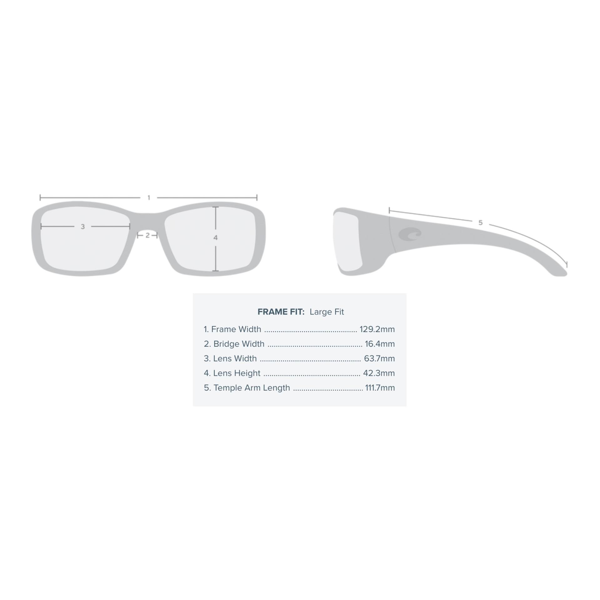 Costa Reefton Blue Mirror - Polarisationsbrille