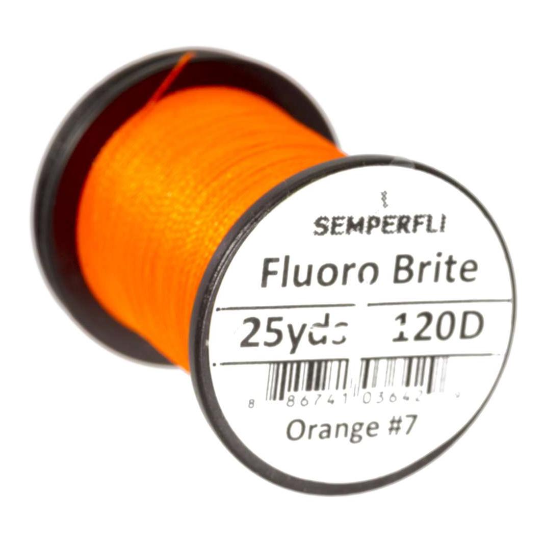 Semperfli Fluoro Brite - Orange - Bindefaden