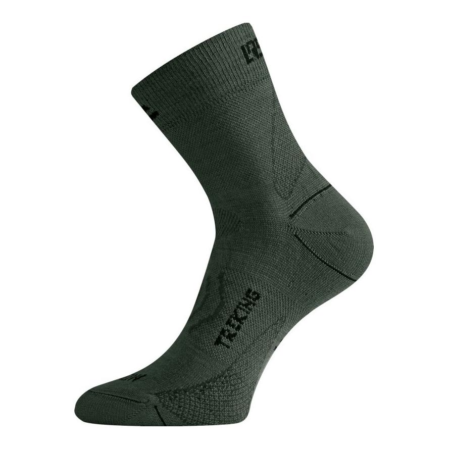 Chaussettes de trekking en mérinos TNW - vert foncé