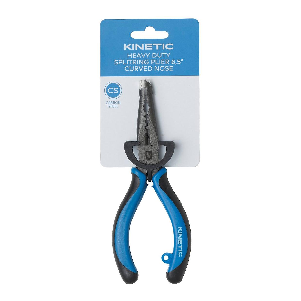 Kinetic CS Heavy Duty Splitring Plier Curved Nose