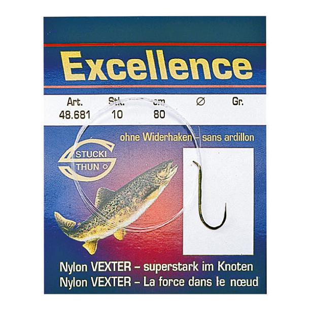 Excellence - Haken geleimt - ohne Widerhaken