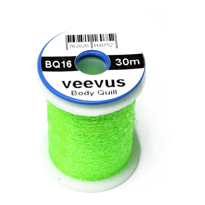 Veevus Body Quill - Fluo Chartreuse - Matériau pour corps