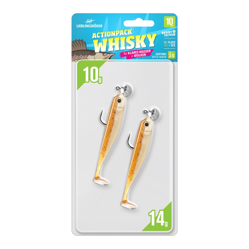 Actionpack Whisky - Gummiköder-Set montiert - Produktbild 1