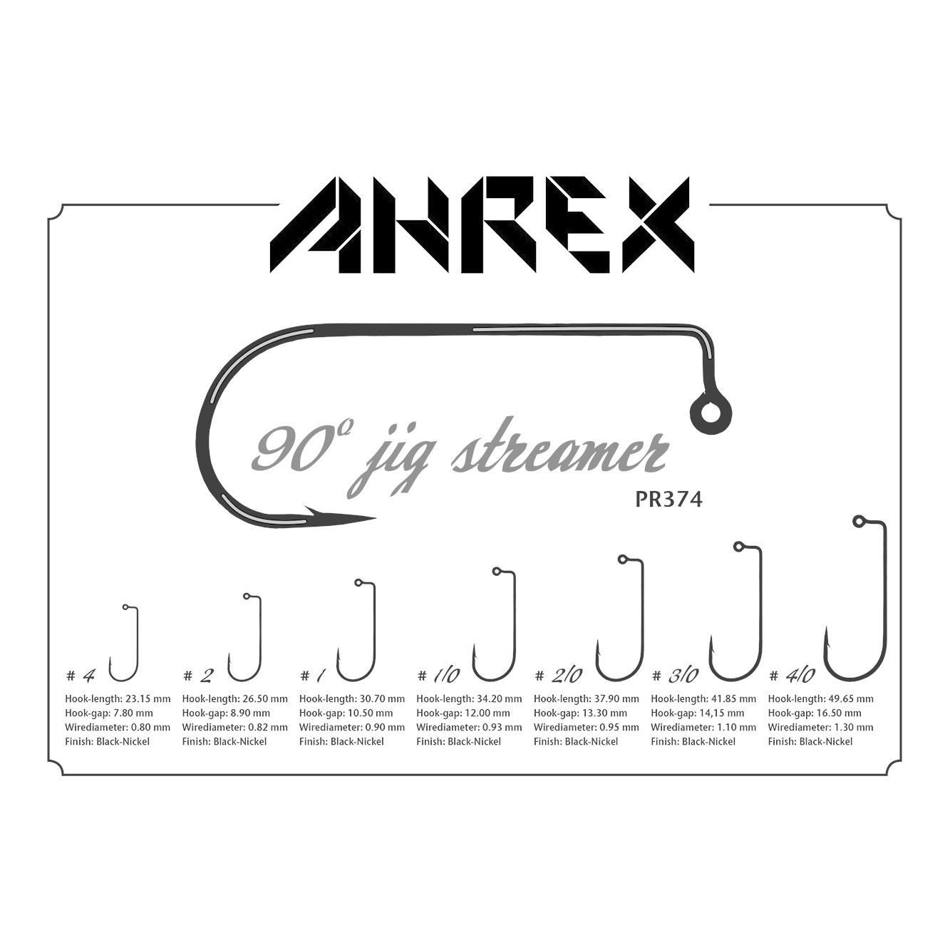 PR374 - 90 Jig Streamer - Streamerhaken - Produktbild 3