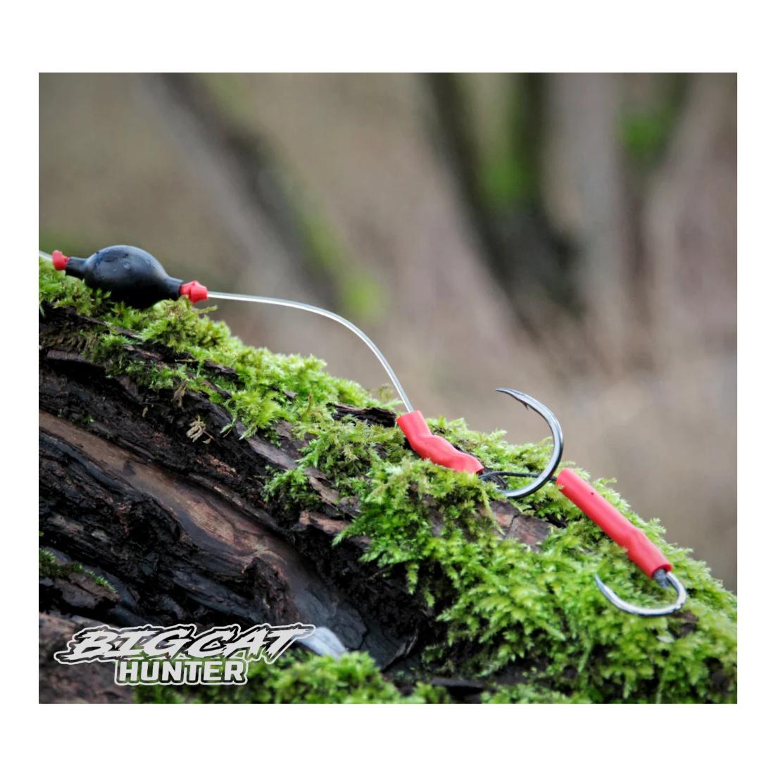 Bigcat Hunter Mono Line 1,2mm Vorfachschnur Welsangeln