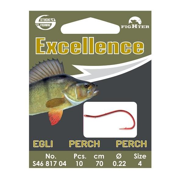 Excellence - Haken geknüpft - Egli - rot