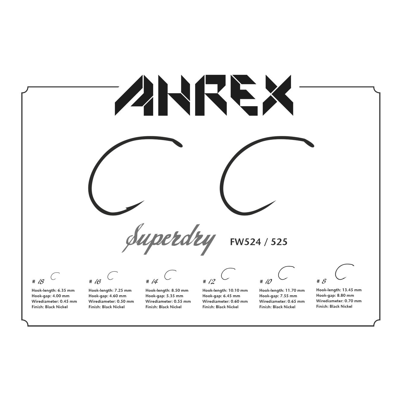 Ahrex FW525 - Superdry - Fliegenhaken