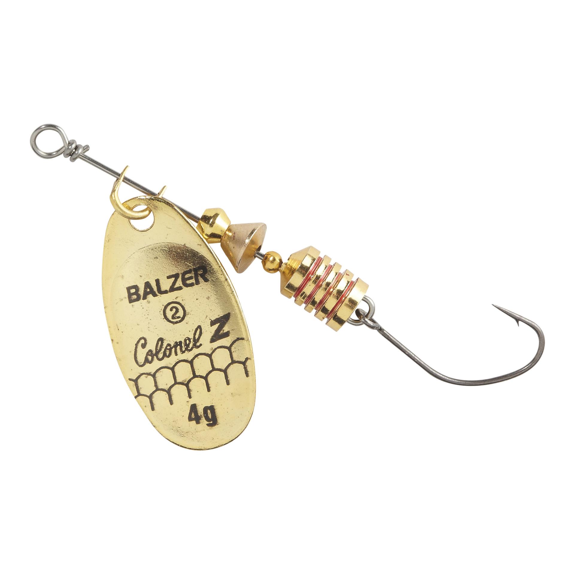 Balzer Colonel Z Hameçon simple Gold - Cuillère tournante