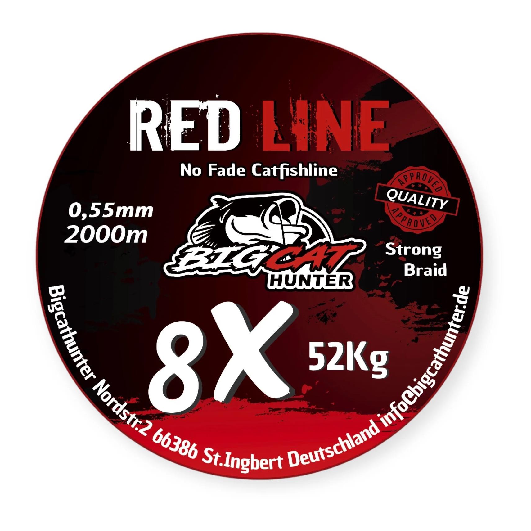 Red Line 0,55mm Hauptschnur - Meterware - Produktbild 1