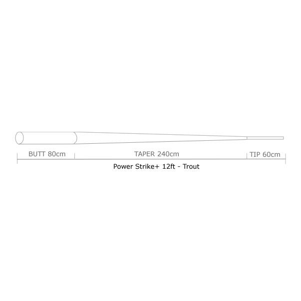 Power Strike Trout 12ft 3Stk. - Vorfach - Produktbild 3