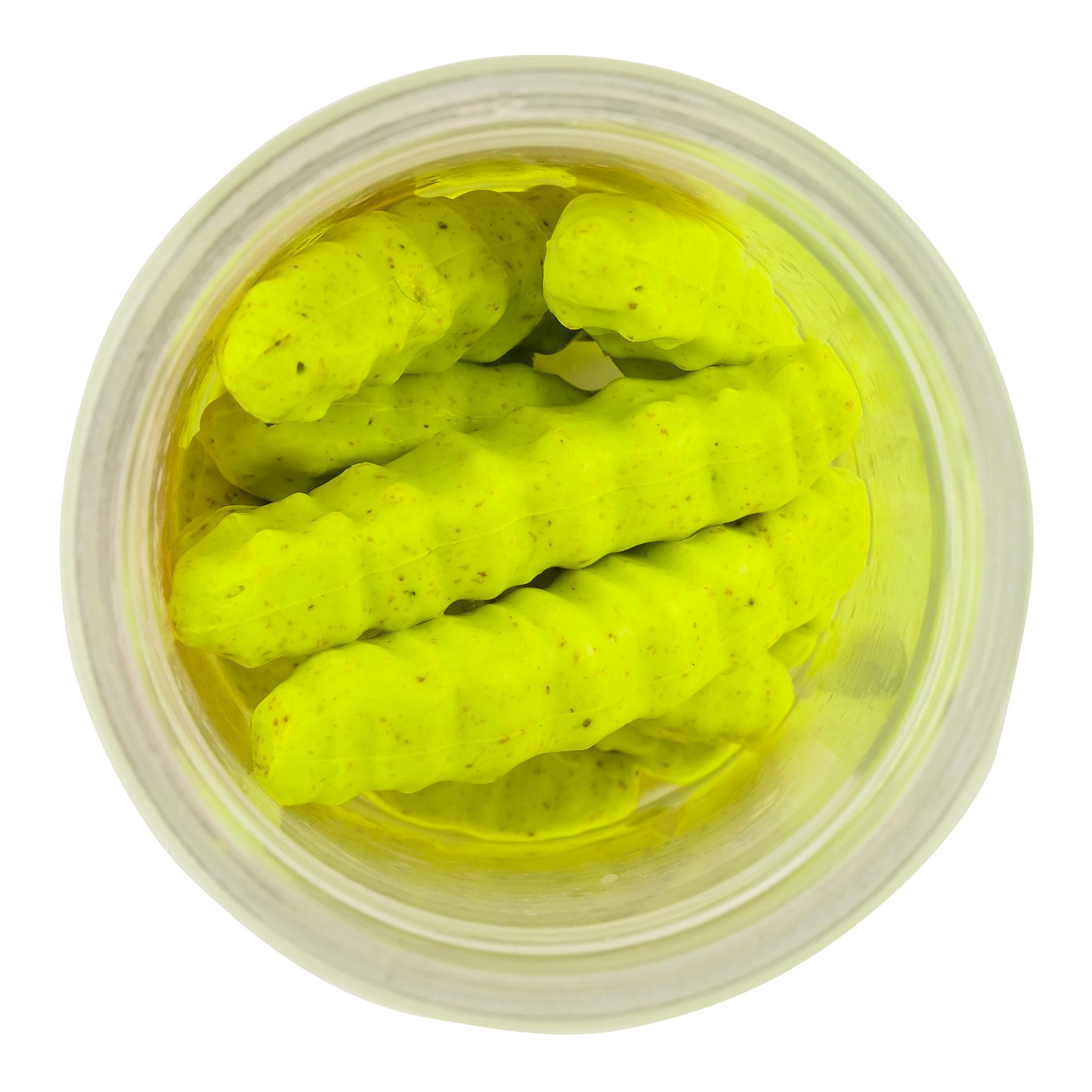 Berkley Gulp Honey Worm Chartreuse