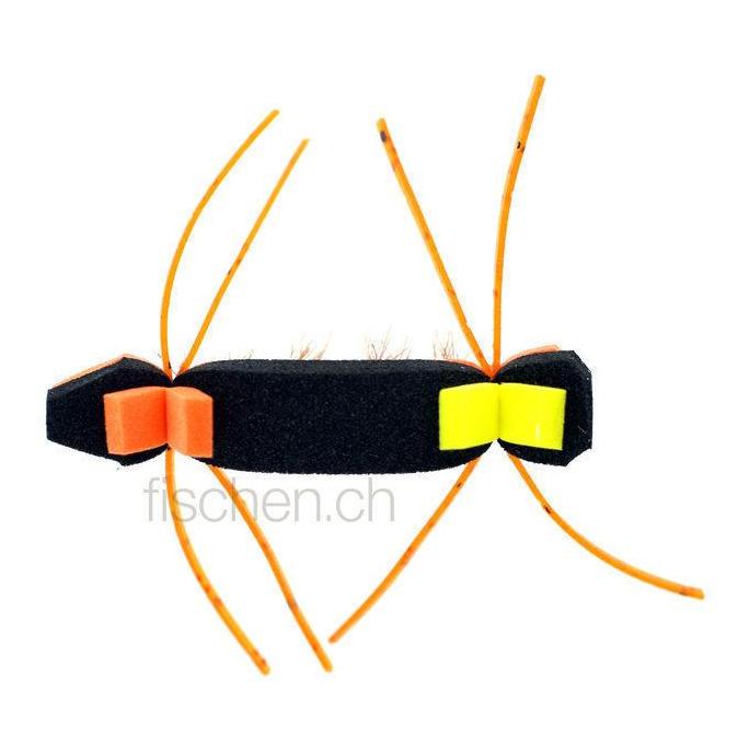 Umpqua Chernobyl Ant Schwarz/Orange - Trockenfliege