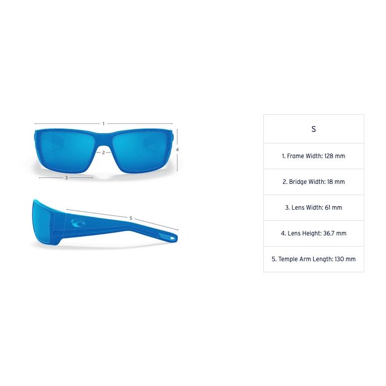Costa Harpoon Blue Mirror - Polarisationsbrille