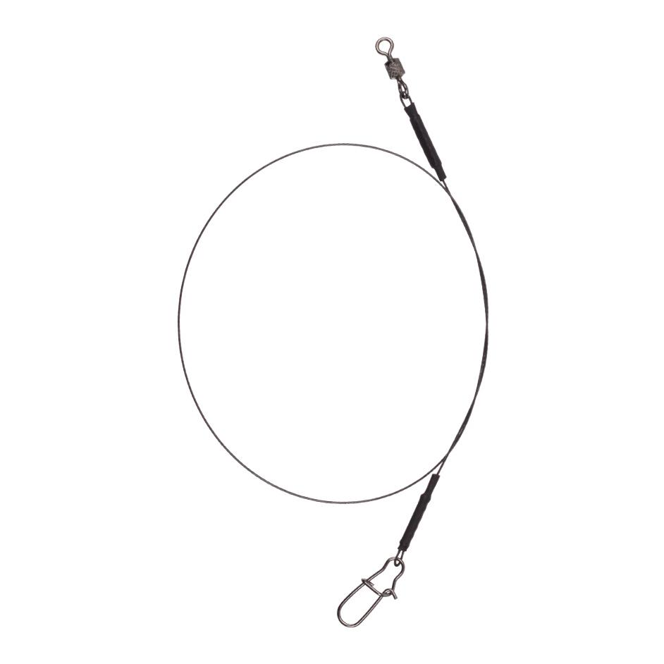 Titanium Wire 7x1 30cm 2Stk. - Titanium-Vorfach