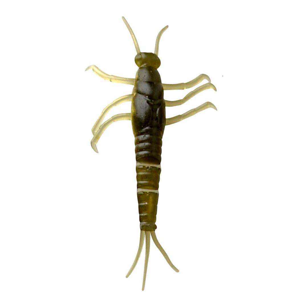 3D Mayfly 50 Loose Body Green - Gummiköder - Produktbild 1
