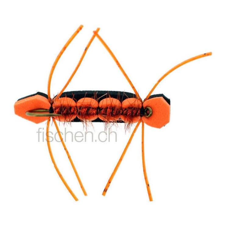 Umpqua Chernobyl Ant Schwarz/Orange - Trockenfliege