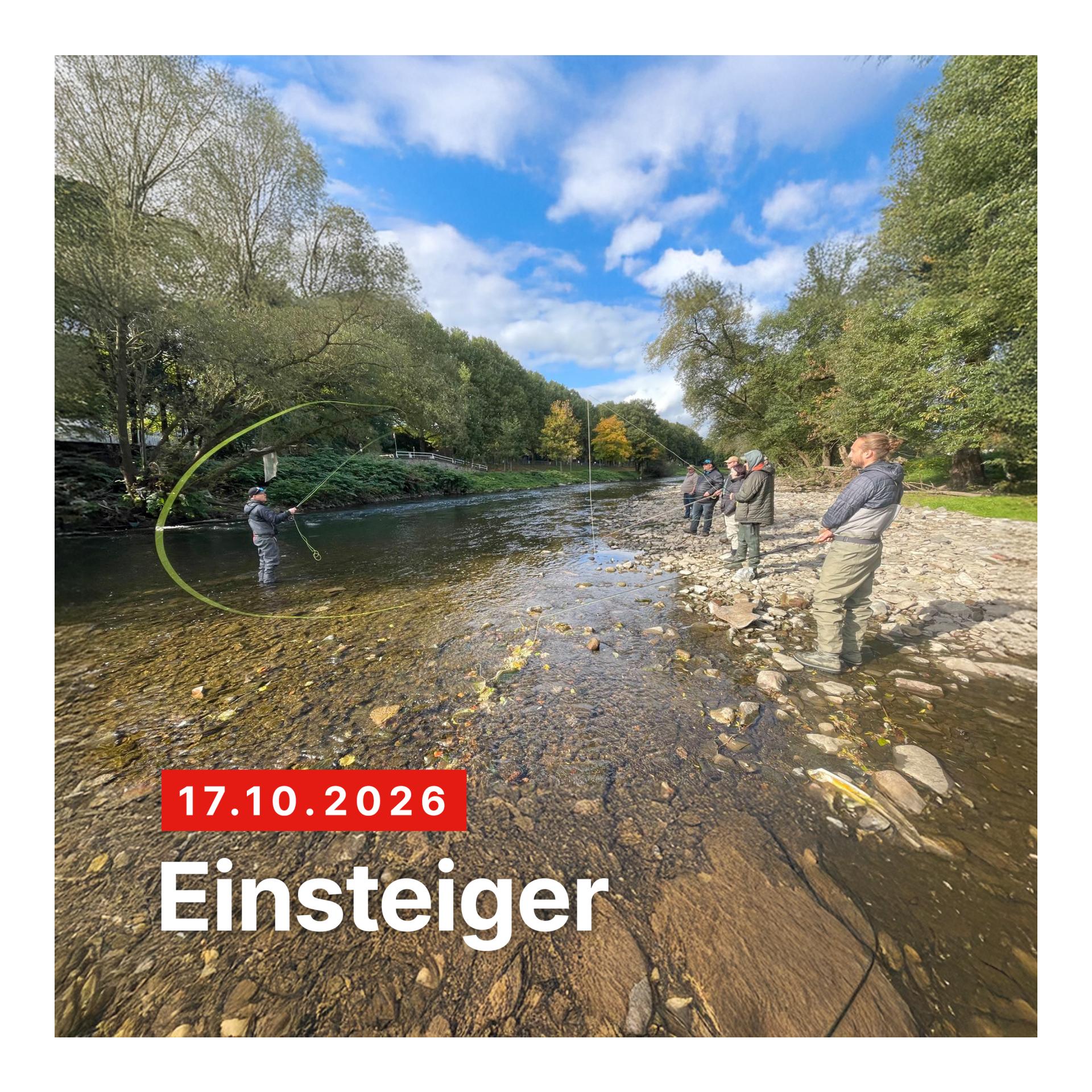 17.10.2026 Einsteiger Kurs Fliegenfischen - mit Chris Rownes