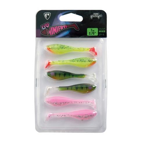 FOX Rage Ultra UV Mini Fry Mixed Colours - Leurre souple