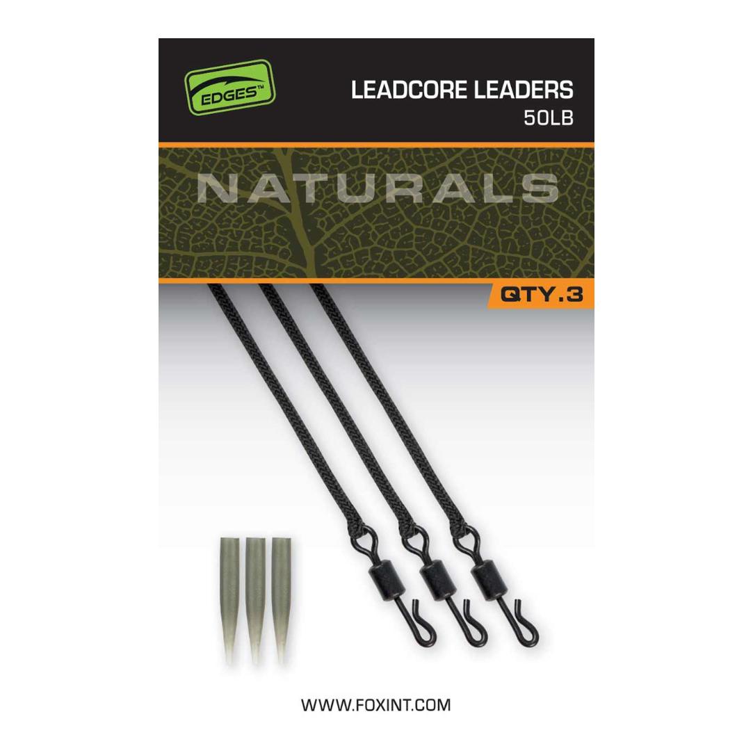 Edges Naturals Leadcore Leaders 50lb x 3 - Produktbild 1