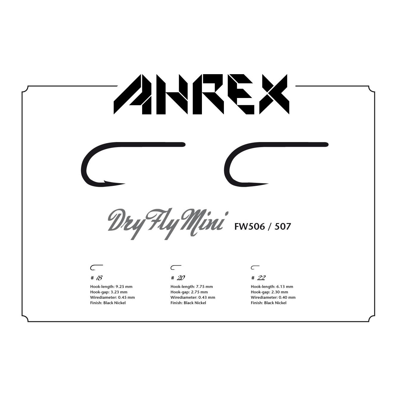 Ahrex FW507 - Dry Fly Mini - Fliegenhaken