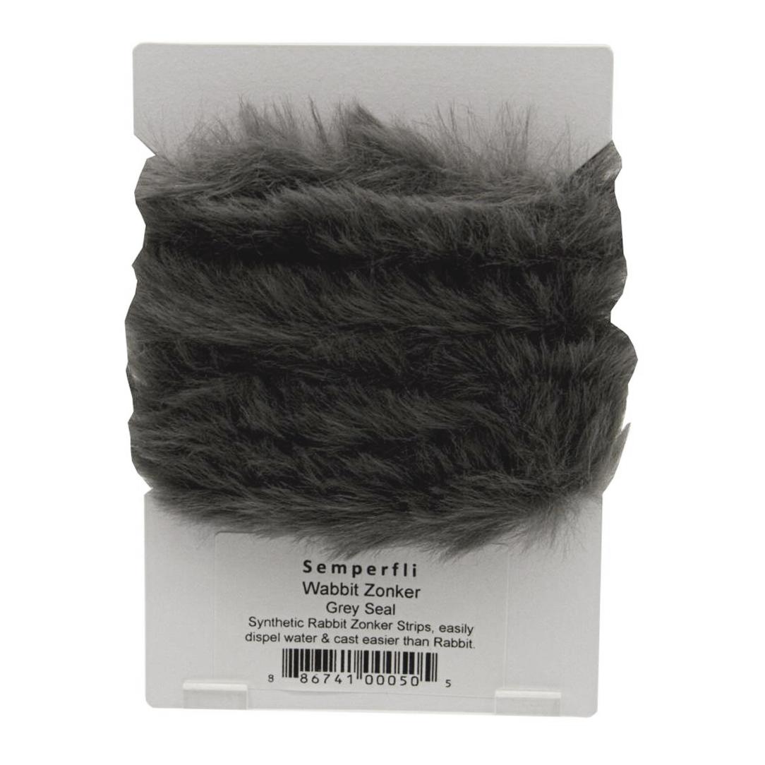 Synthetic Rabbit Zonker - Grey Seal